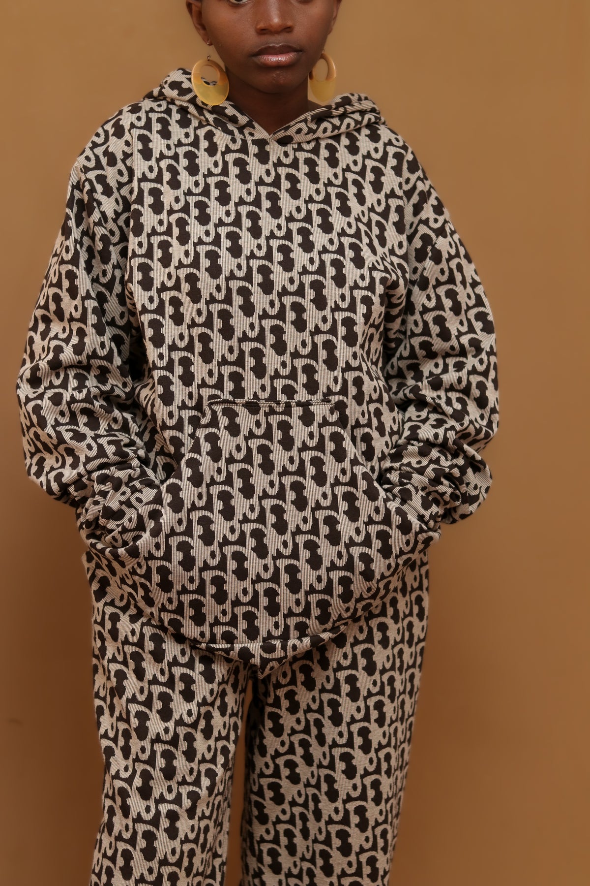 The ZED print unisex hoodie