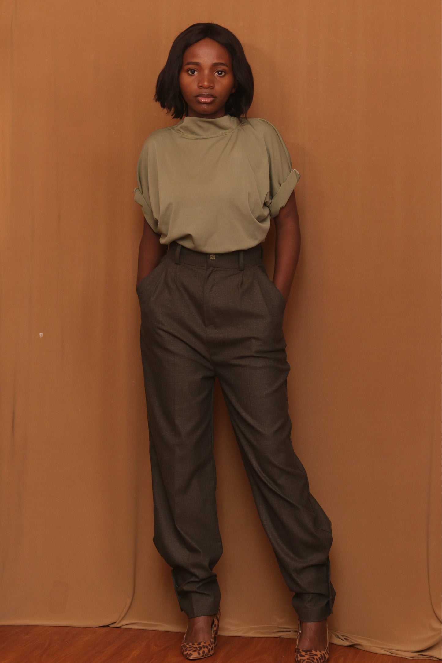 Deep olive gentles