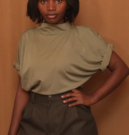 Sage green blouse