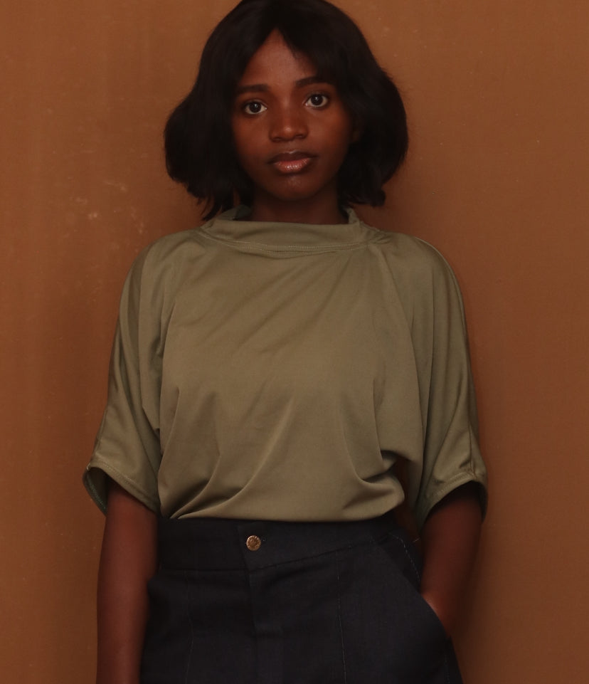 Sage green blouse