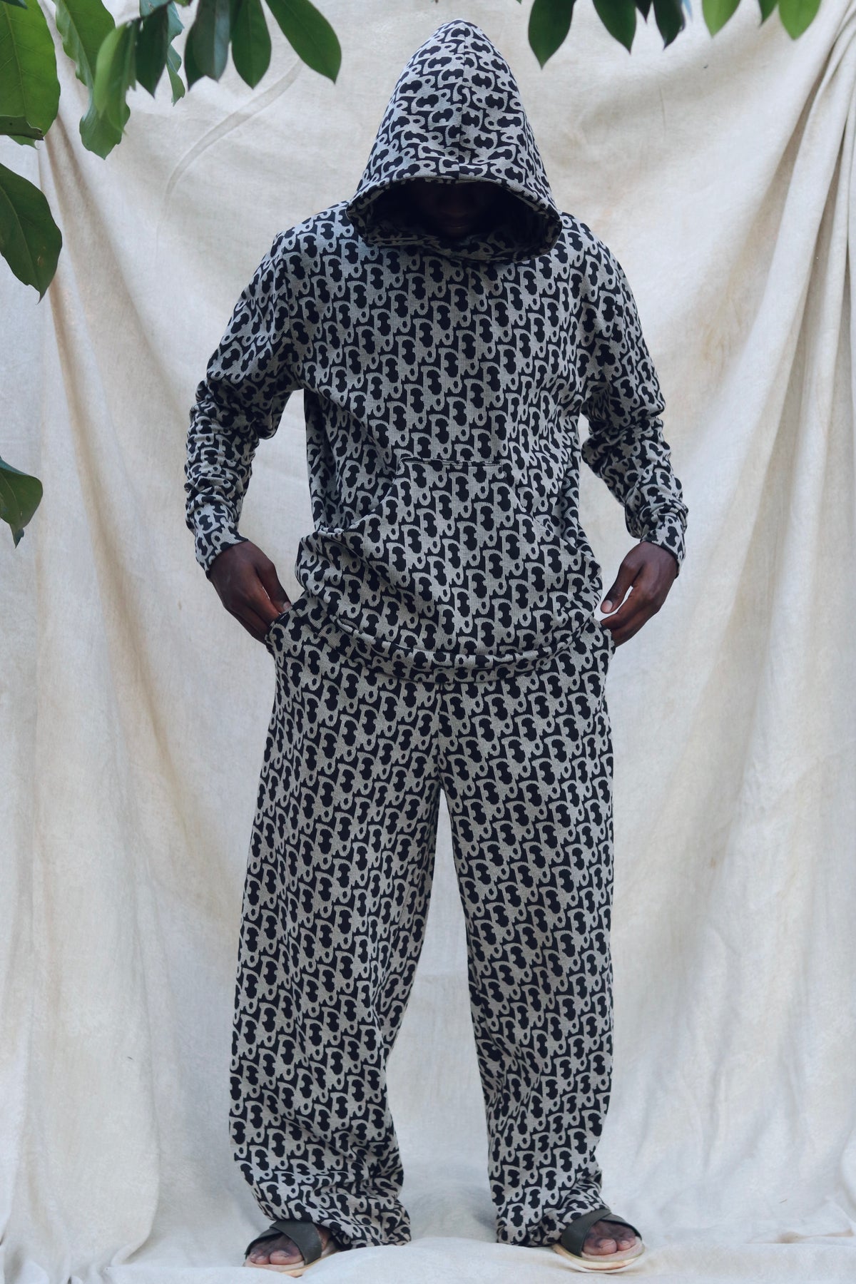 The ZED print unisex hoodie