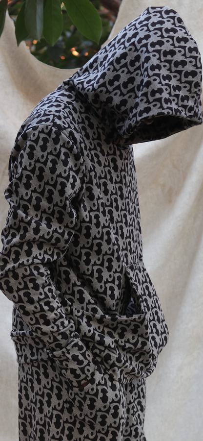 The ZED print unisex hoodie